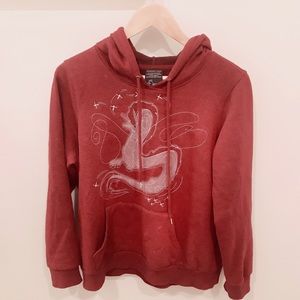 Hot topic maroon hoodie